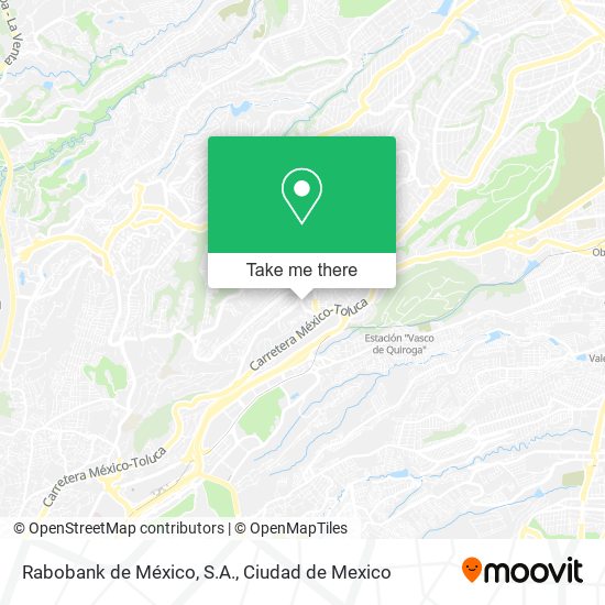 Mapa de Rabobank de México, S.A.