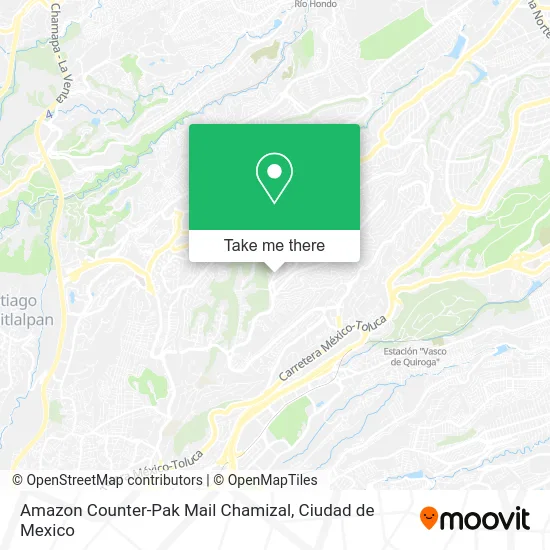 Amazon Counter-Pak Mail Chamizal map