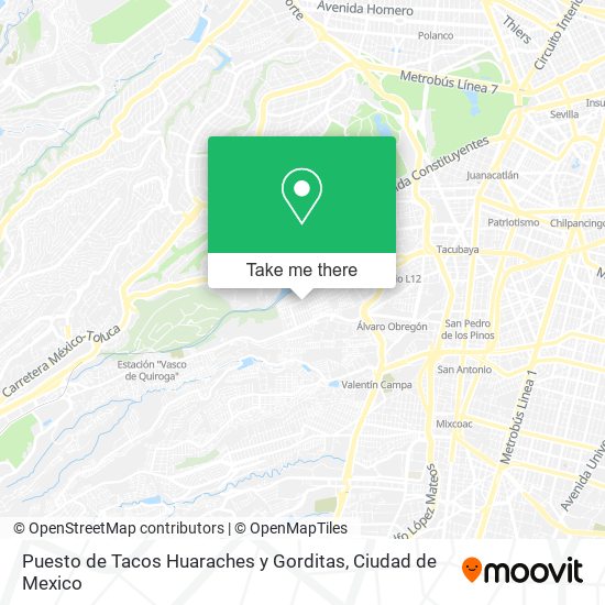 Puesto de Tacos Huaraches y Gorditas map