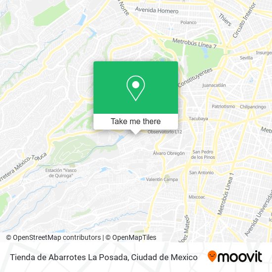 Tienda de Abarrotes La Posada map