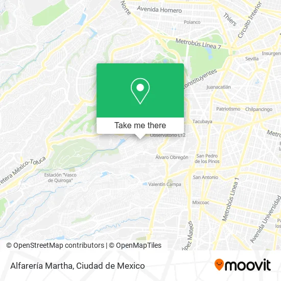 Alfarería Martha map