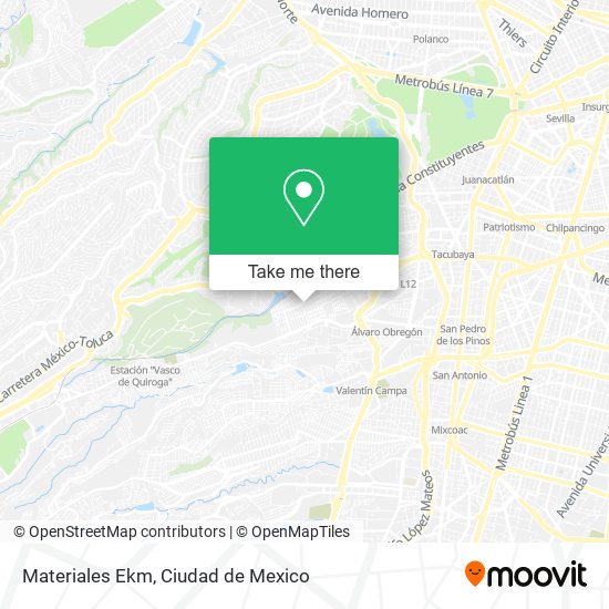 Materiales Ekm map