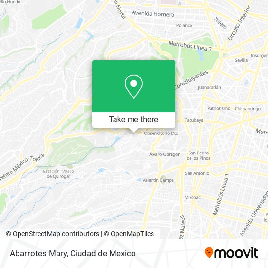 Abarrotes Mary map