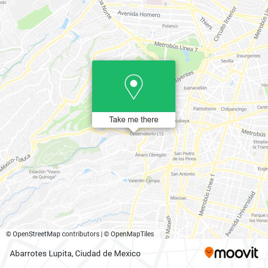 Abarrotes Lupita map