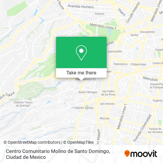 Centro Comunitario Molino de Santo Domingo map