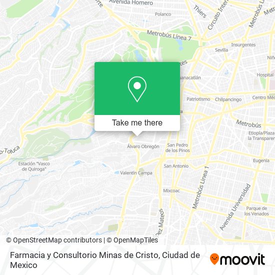 Farmacia y Consultorio Minas de Cristo map