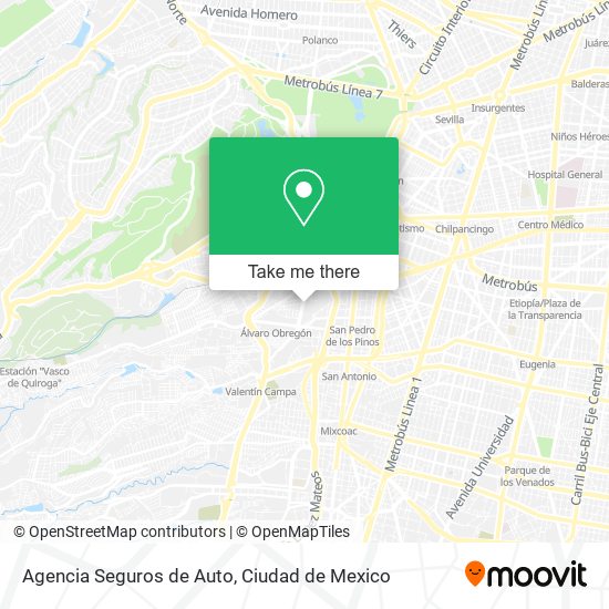 Agencia Seguros de Auto map