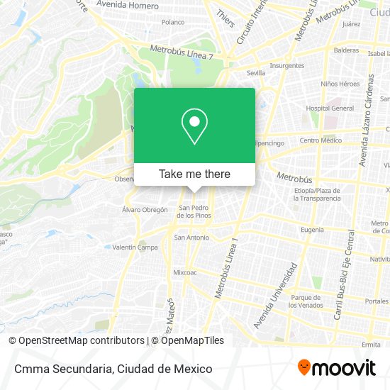 Cmma Secundaria map