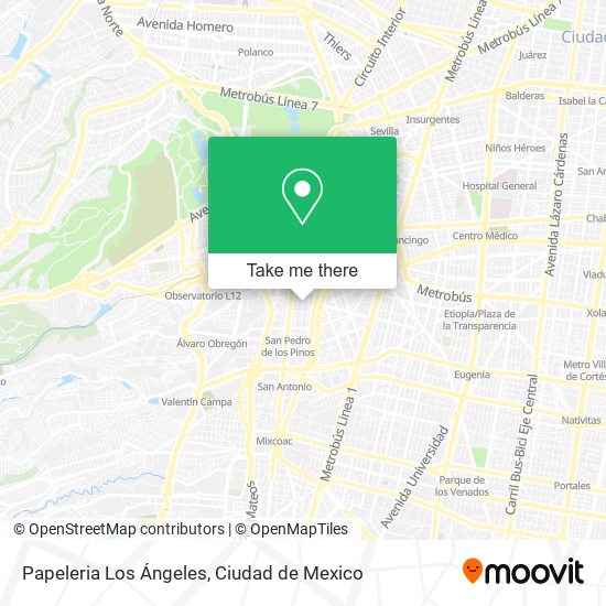 Papeleria Los Ángeles map