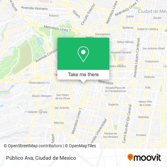 Público Ava map
