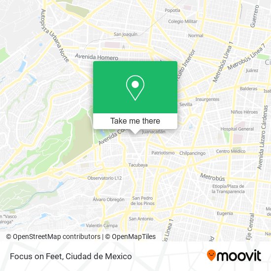 Mapa de Focus on Feet