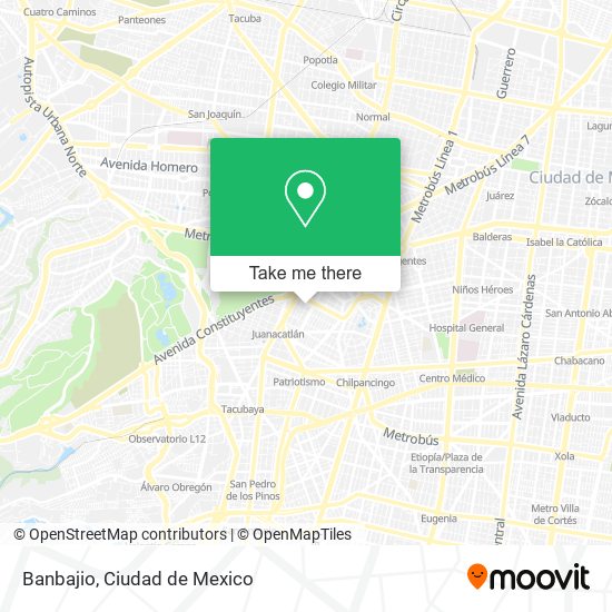 Mapa de Banbajio