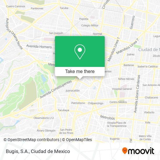 Mapa de Bugis, S.A.