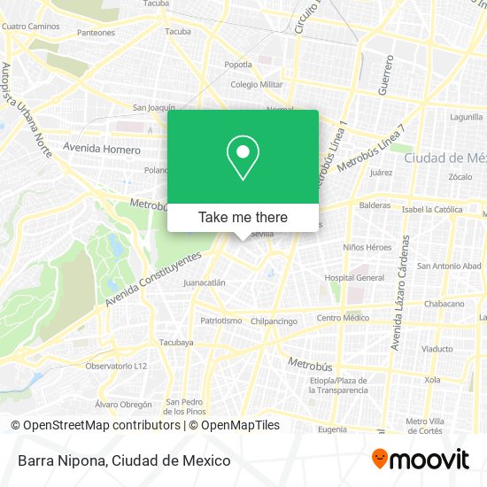 Barra Nipona map