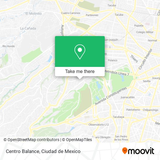 Centro Balance map