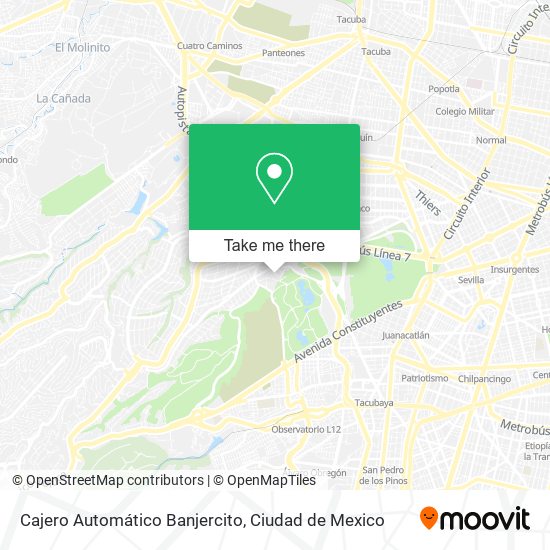 Cajero Automático Banjercito map