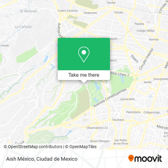 Mapa de Aish México