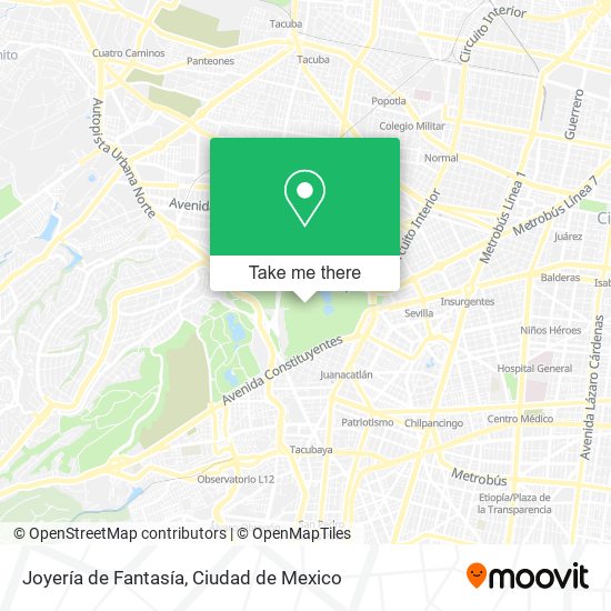Mapa de Joyería de Fantasía