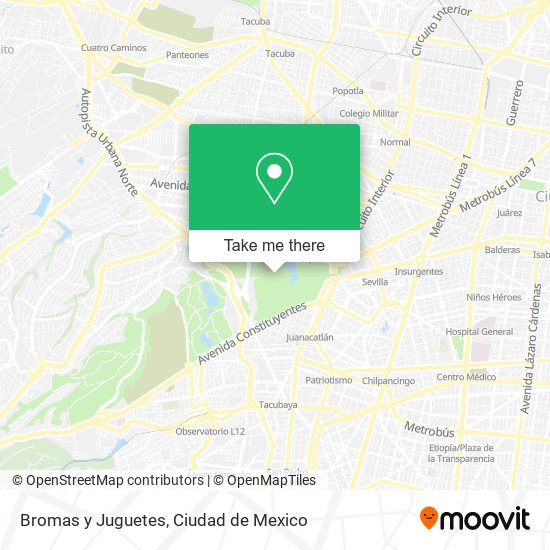 Bromas y Juguetes map