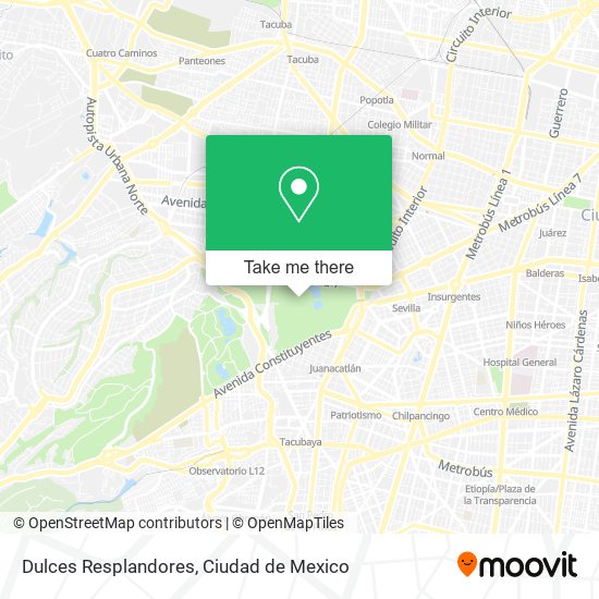 Dulces Resplandores map