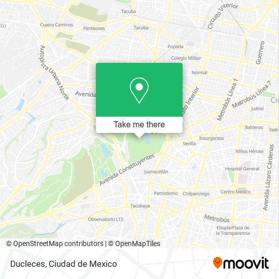 Mapa de Ducleces