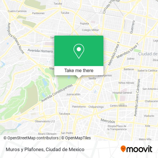 Mapa de Muros y Plafones
