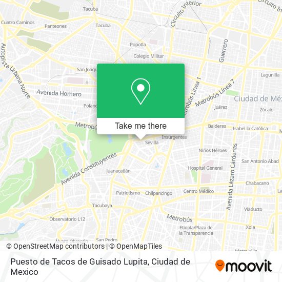 Puesto de Tacos de Guisado Lupita map