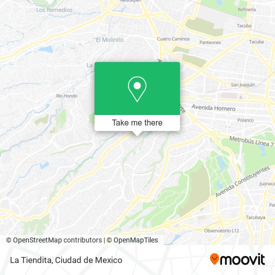 La Tiendita map