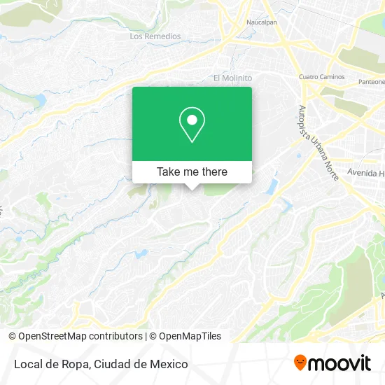 Local de Ropa map