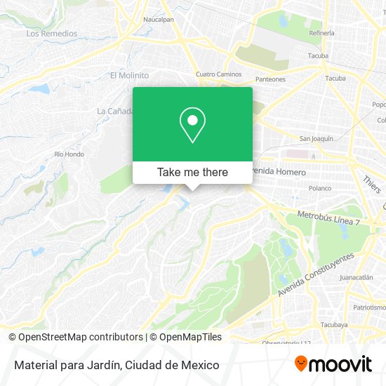 Material para Jardín map