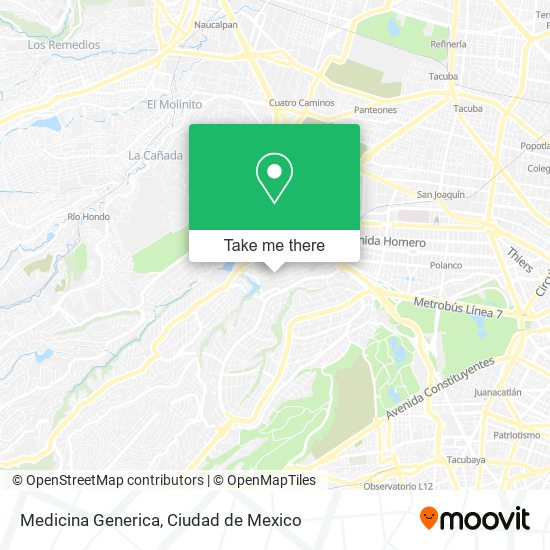 Medicina Generica map