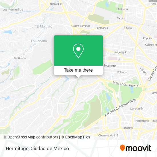 Mapa de Hermitage