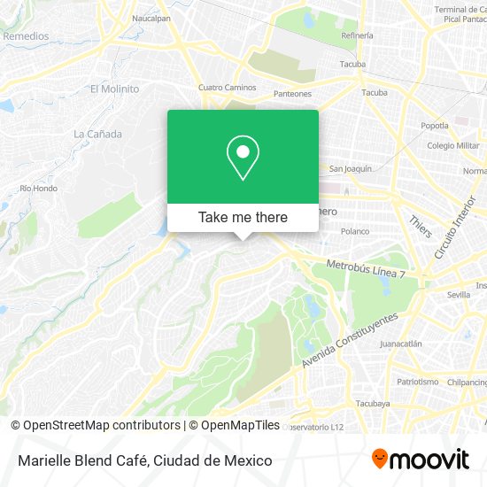 Mapa de Marielle Blend Café