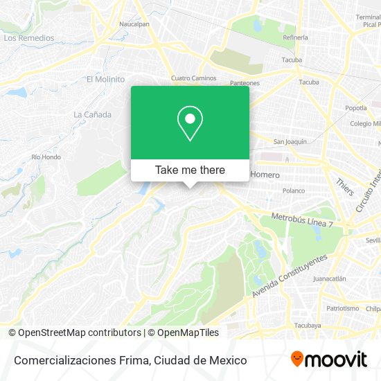 Mapa de Comercializaciones Frima