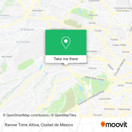 Ranver Torre Altiva map