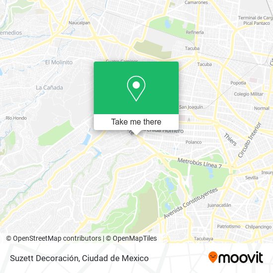 Suzett Decoración map