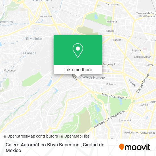 Cajero Automático Bbva Bancomer map