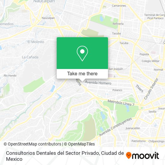 Mapa de Consultorios Dentales del Sector Privado