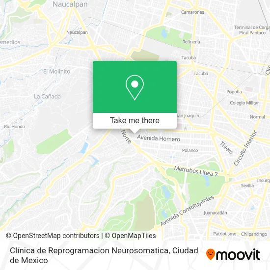 Clínica de Reprogramacion Neurosomatica map