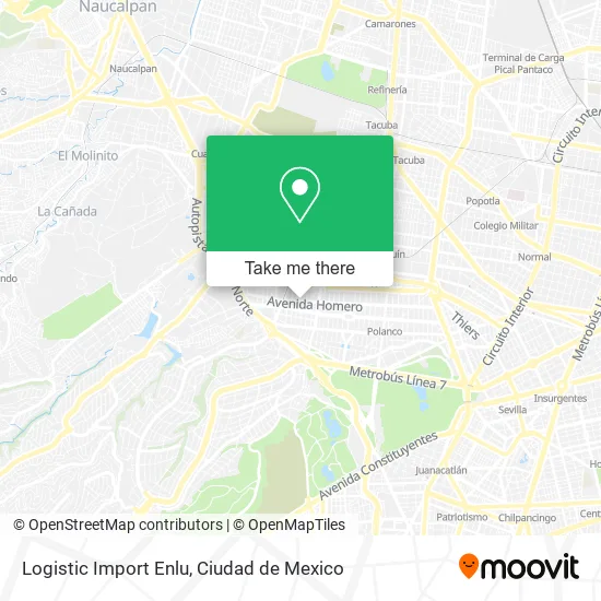 Logistic Import Enlu map