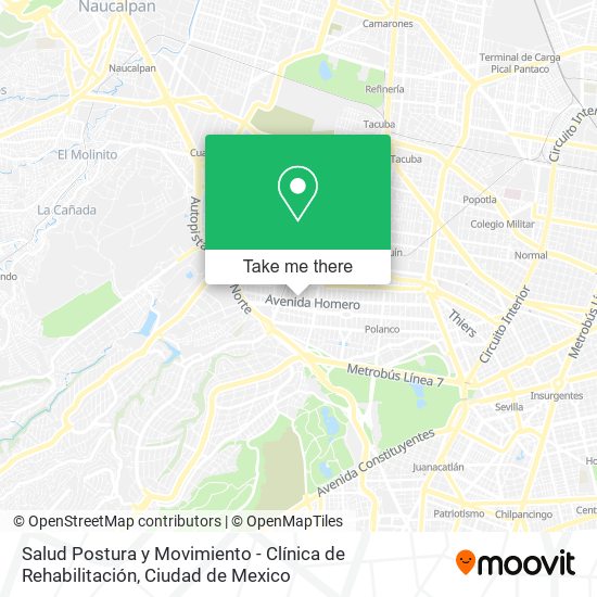 Mapa de Salud Postura y Movimiento - Clínica de Rehabilitación