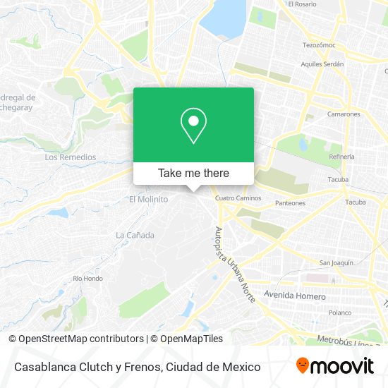 Casablanca Clutch y Frenos map