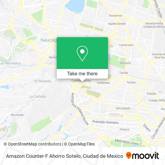 Amazon Counter-F Ahorro Sotelo map