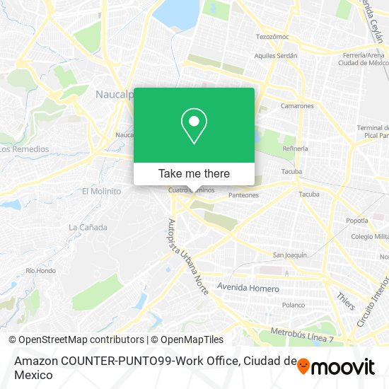 Amazon COUNTER-PUNTO99-Work Office map