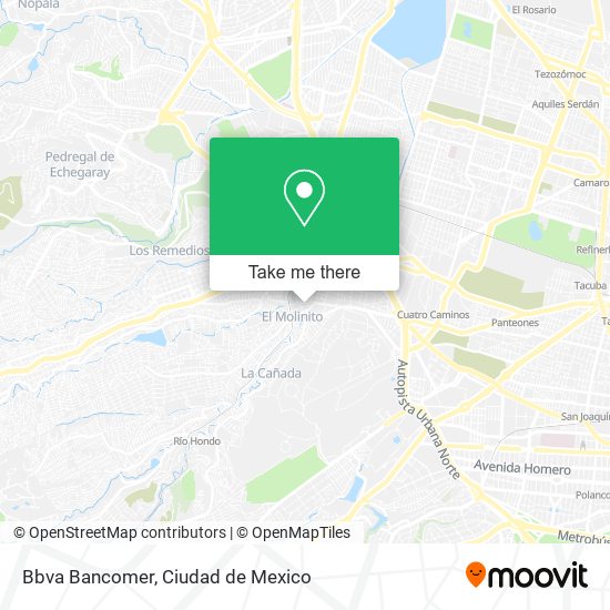 Bbva Bancomer map