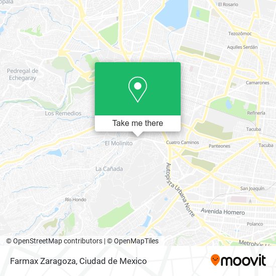 Farmax Zaragoza map