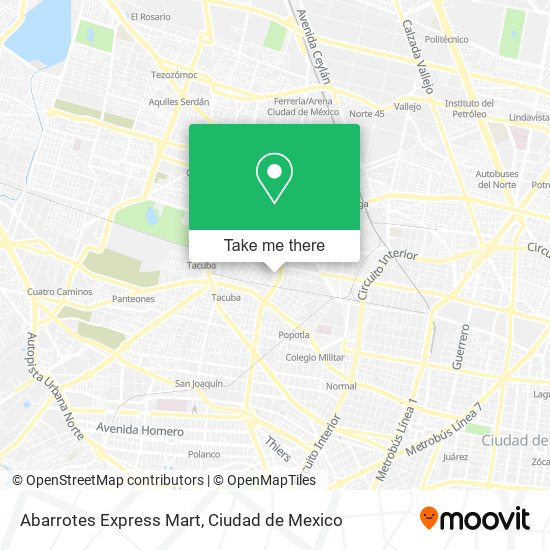 Abarrotes Express Mart map