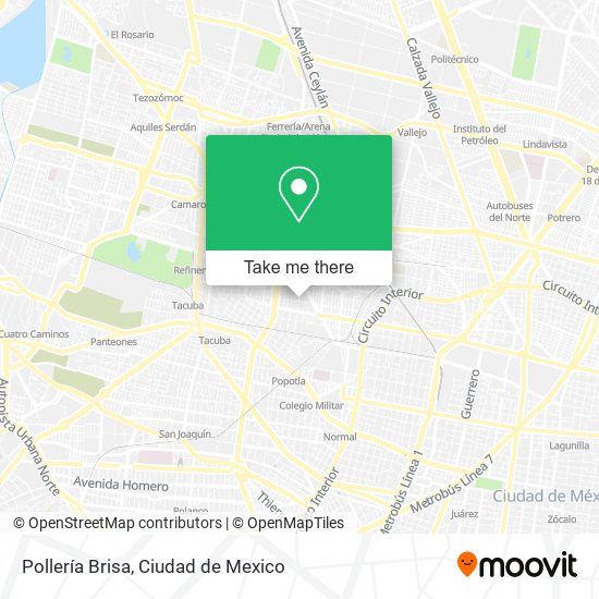 Pollería Brisa map
