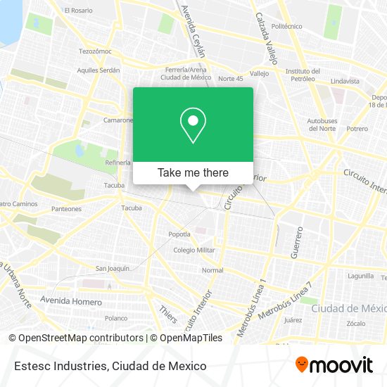 Mapa de Estesc Industries