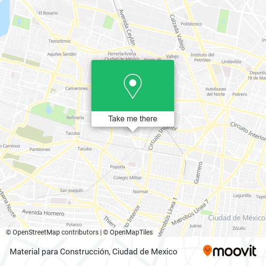 Material para Construcción map